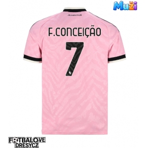 Juventus Francisco Conceicao #7 Venkovní Dres 2026-27 Krátký Rukáv Juventus Francisco Conceicao #7 Venkovní Dres 2026-27 Krátký Rukáv